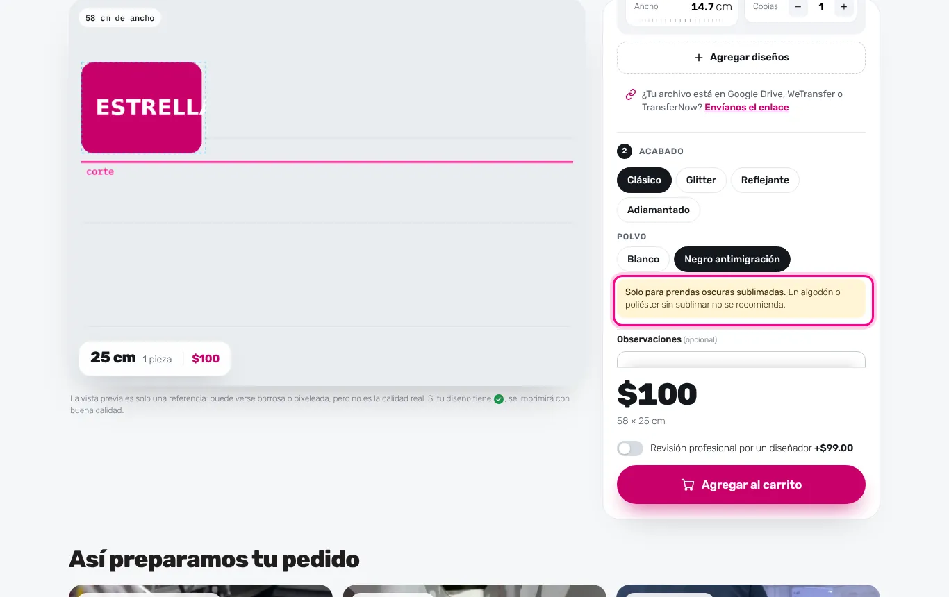 Polvo blanco o negro (computadora)