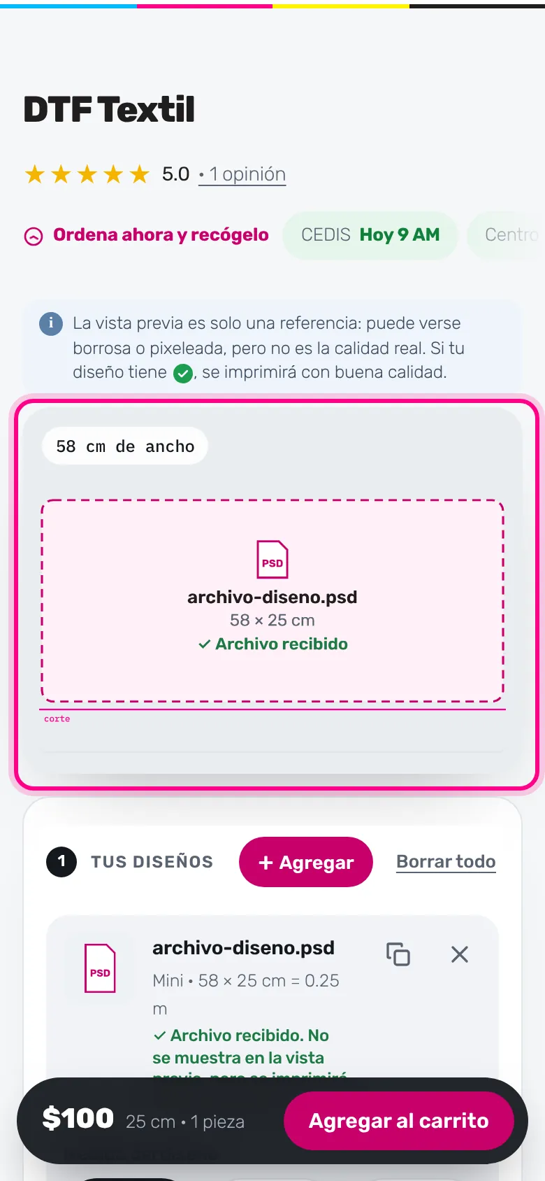 Listo para pedir (celular)