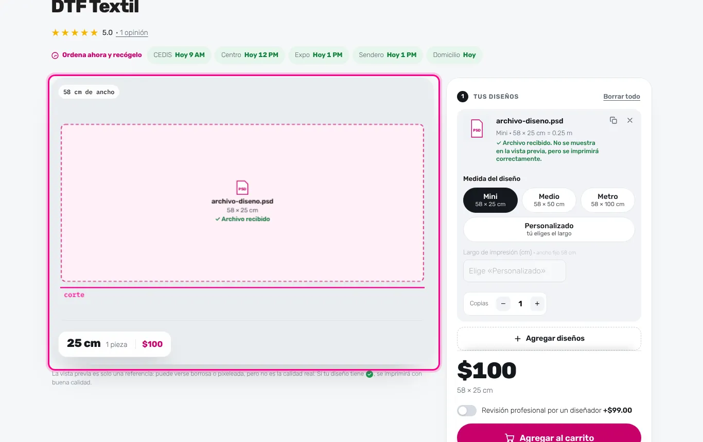 Listo para pedir (computadora)