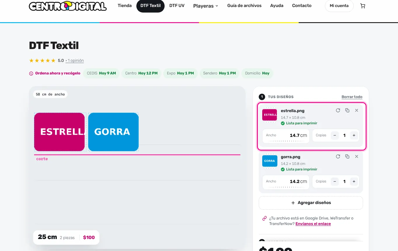 Revisa medidas y precio (computadora)