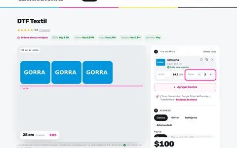 Copias, girar y duplicar diseños en tu película DTF