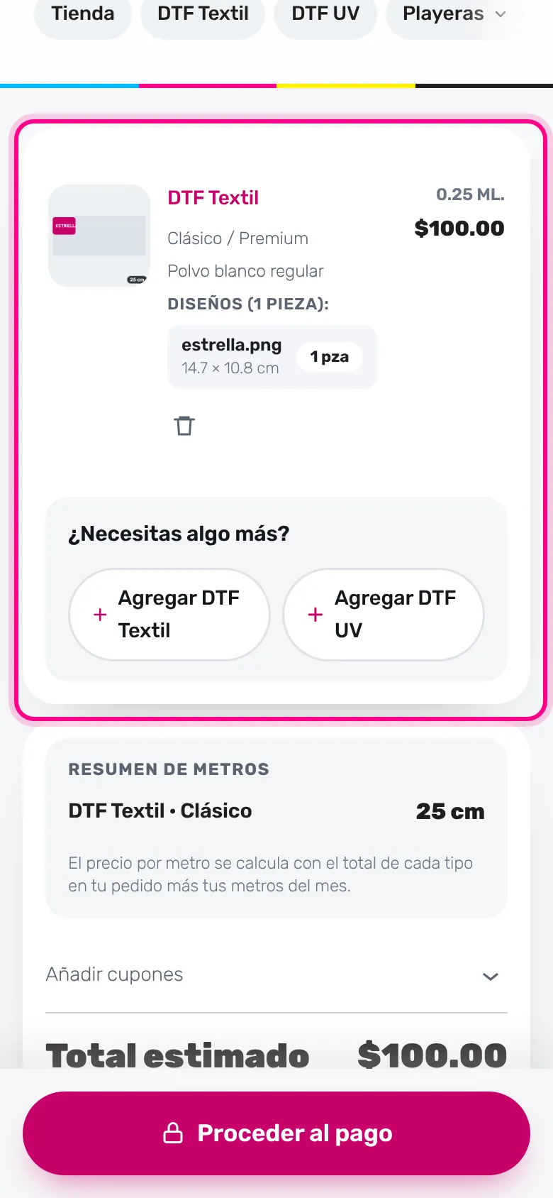 Revisa tus diseños (celular)