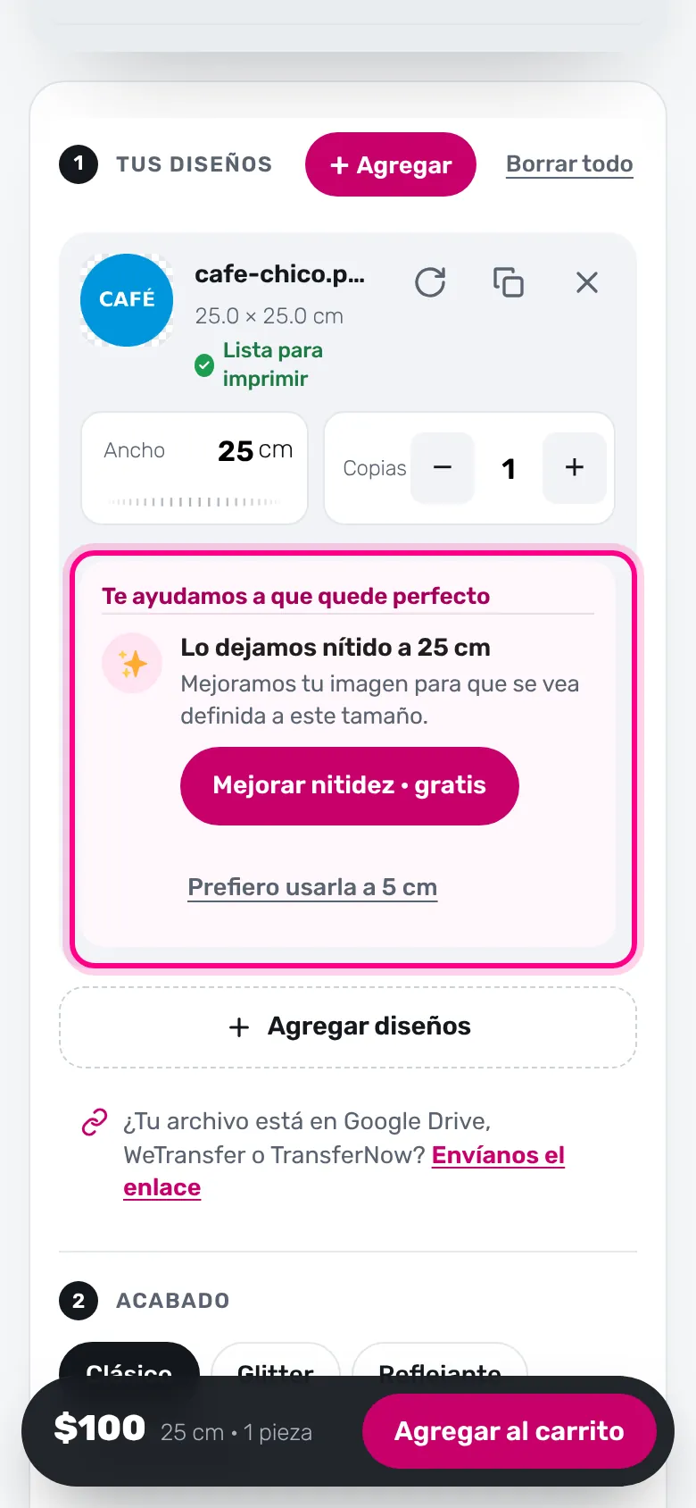 Te lo sugerimos (celular)