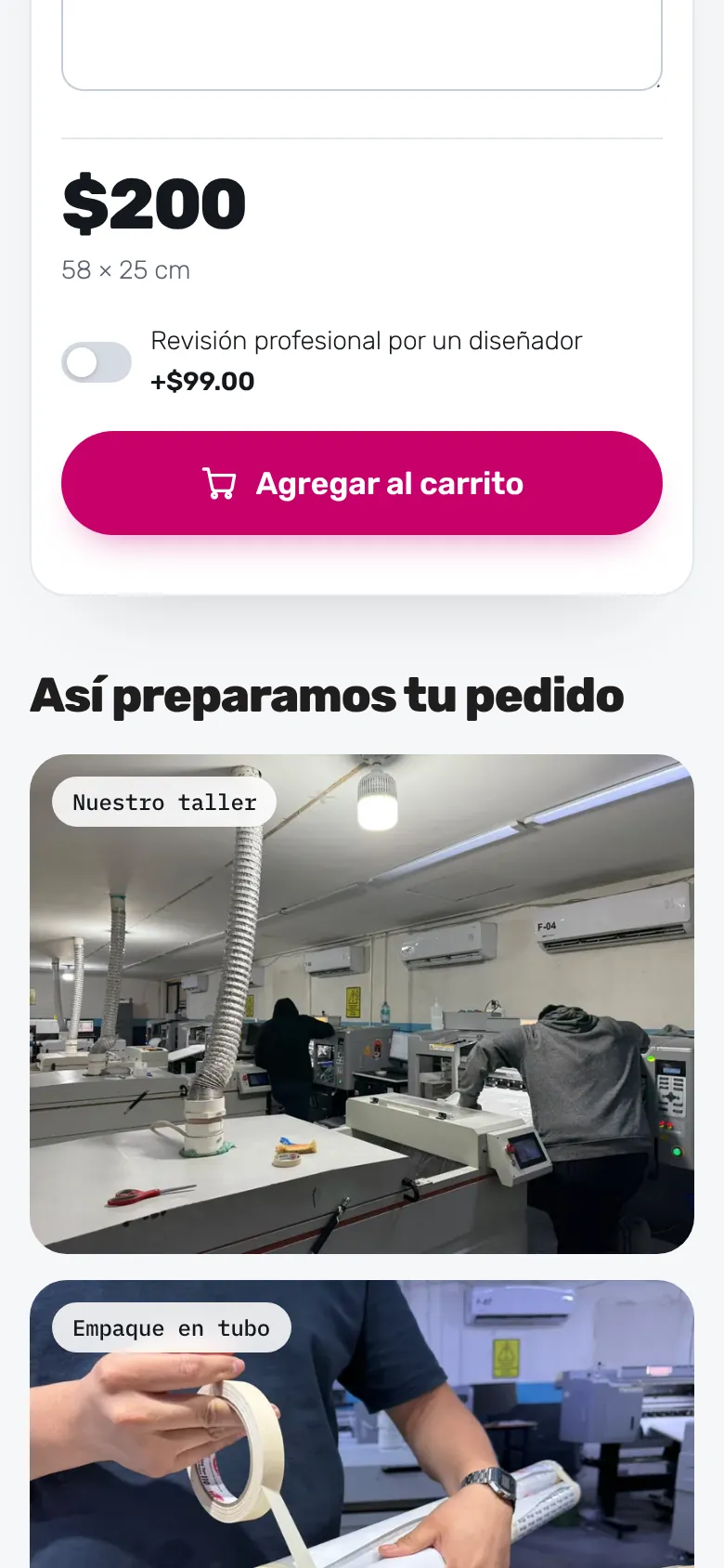 Agrega al carrito (celular)