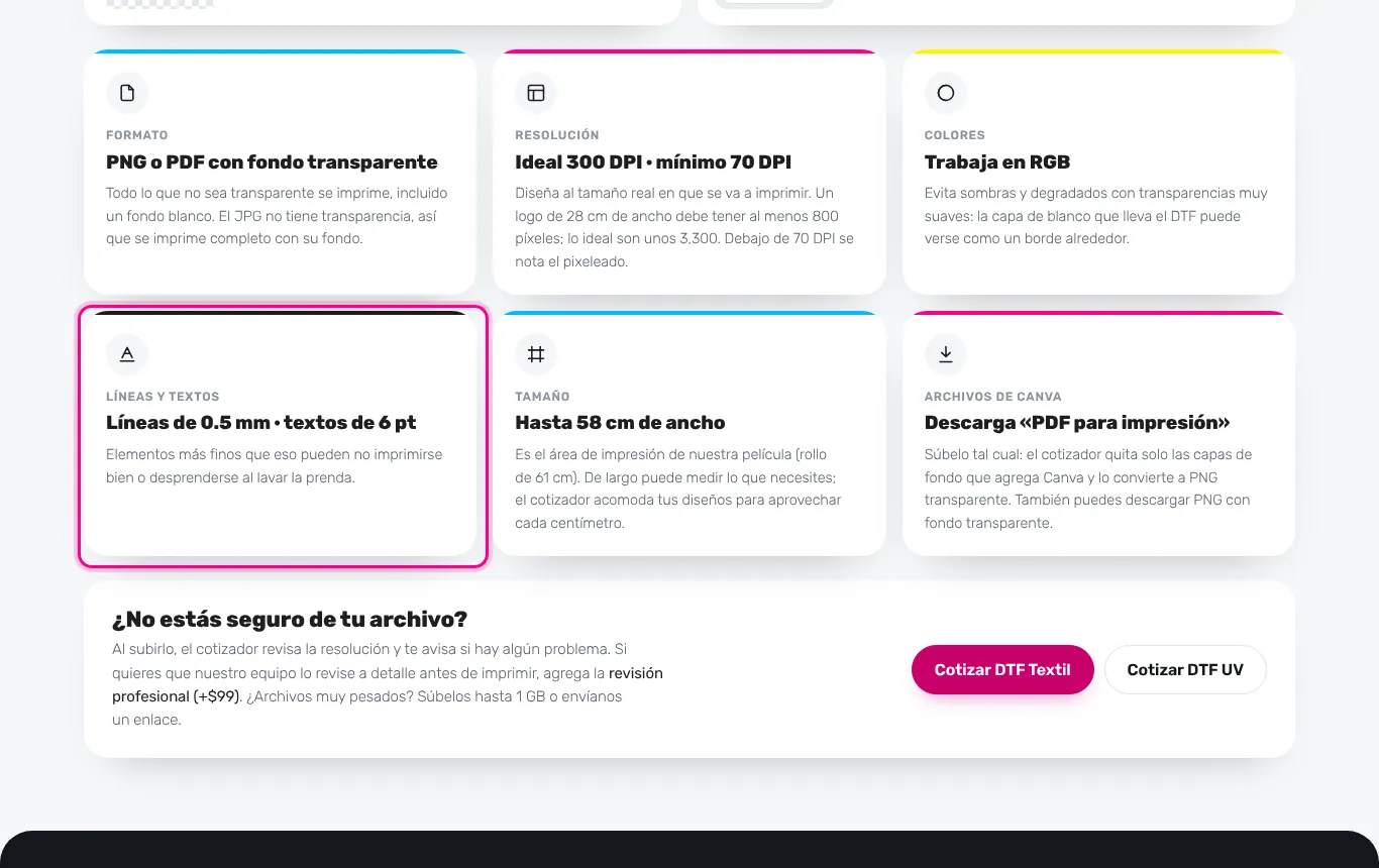 Líneas y textos (computadora)