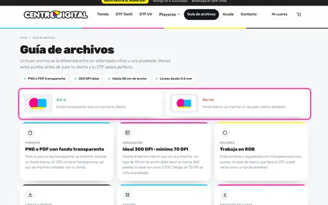 Cómo preparar tu archivo para impresión DTF