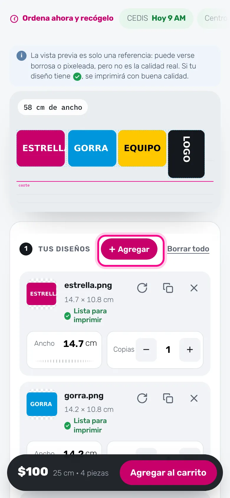 Agrega más cuando quieras (celular)
